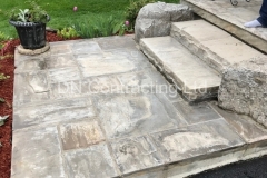 Flagstone: DIY sealing - Before