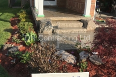 Flagstone: chemically stripped and sealed - After